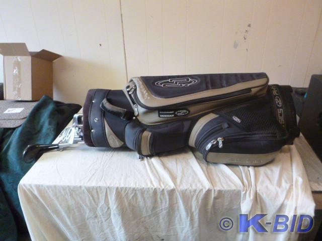 Physics Golf Bag with 9 Irons and 3...