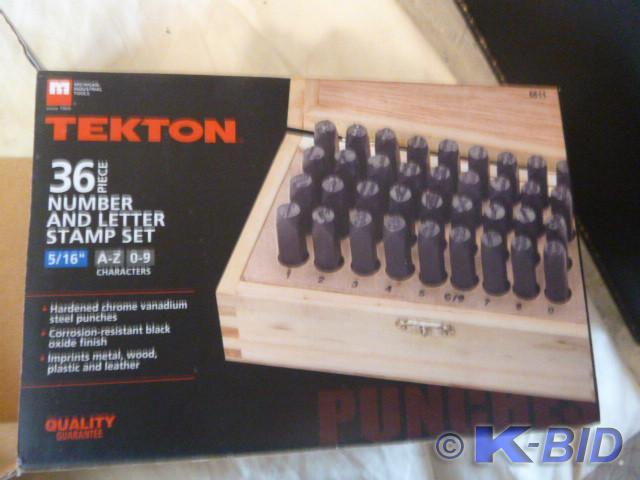 Tekton 36 Piece Number and Letter S...
