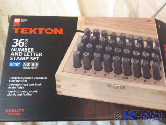 Tekton 36 Piece Number and Letter S...