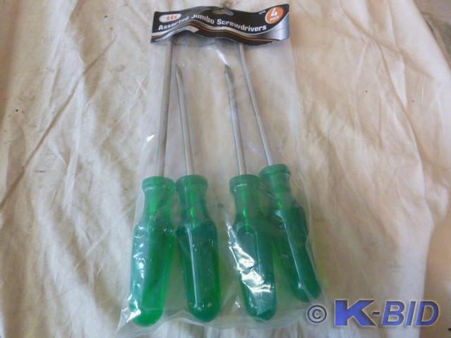 4 Jumbo Screwdrivers