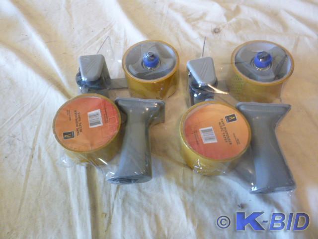 2 Tape Dispensers   2 Piece Tape Ea...