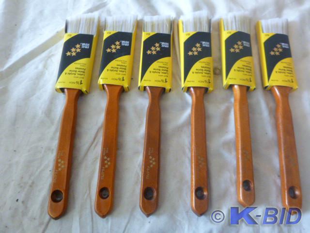 6 - 1 12 Five Star Paint Brushes