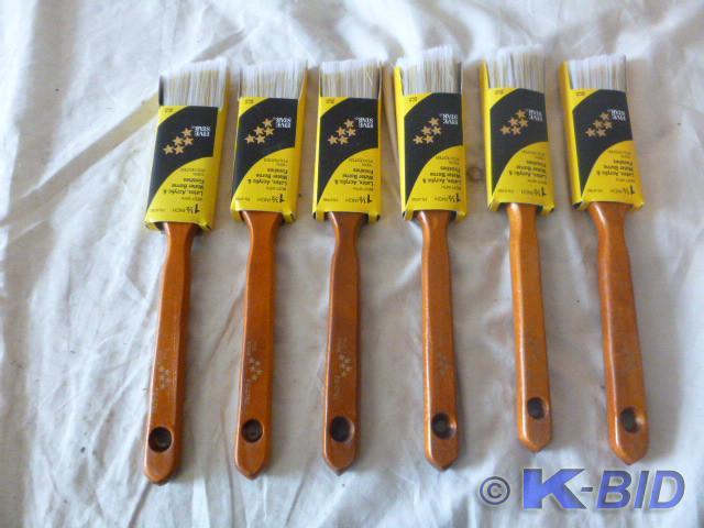 6 - 1 12 Five Star Paint Brushes
