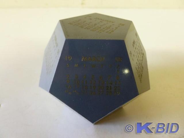 Vintage 1958 calendar paper weight....