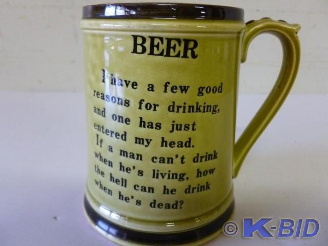 Collectible beer stein that measure...