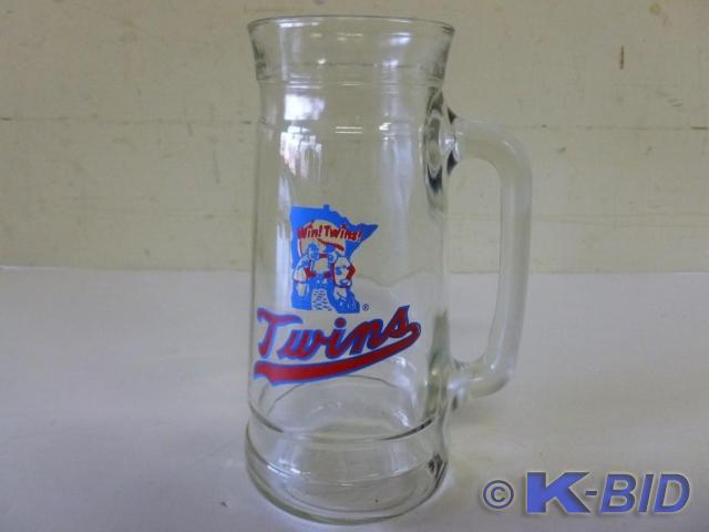 Vintage Minnesota Twins glass mug t...
