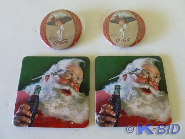 Lot of four Coca-Cola collectible i...