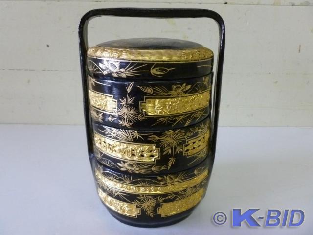 Beautiful hand painted wooden jewel...