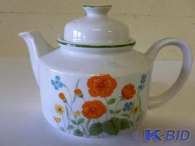 Beautiful porcelain teapot that mea...