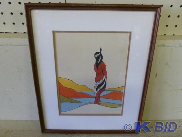 Beautiful Native American Themed wo...