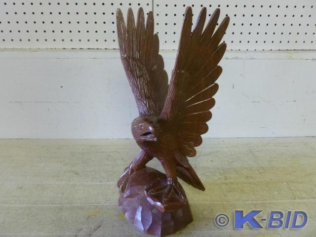 Large molded plastic eagle mantle d...
