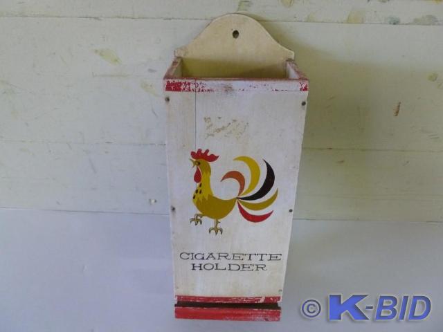 Large vintage wooden wall chimney c...