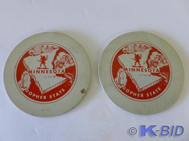 Lot of two vintage Minnesota Gopher...
