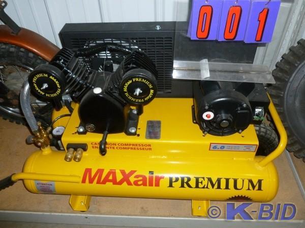 lot 1 image: Max Air twin tank electric cast iro...