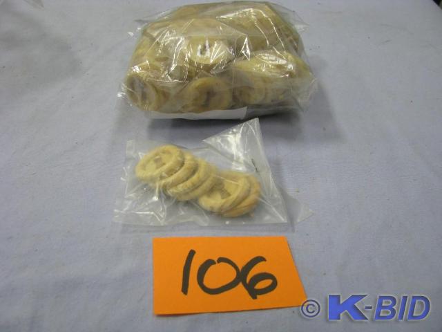 lot 106 image: 60 wooden key hole discs