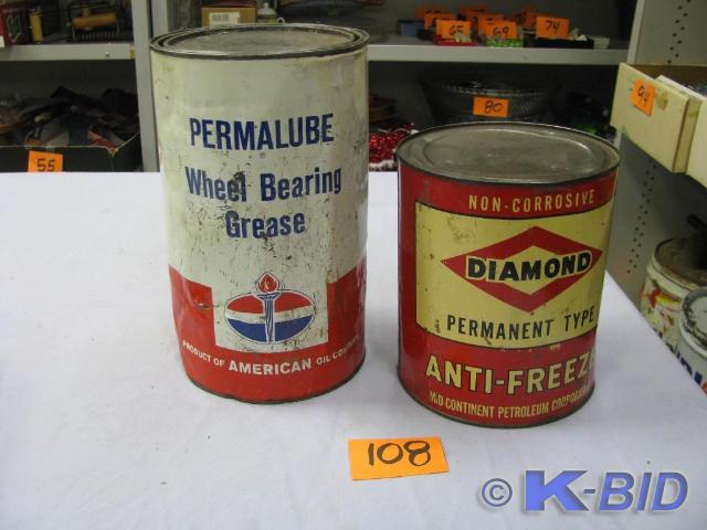 lot 108 image: permalube wheel bearing grease tin ...