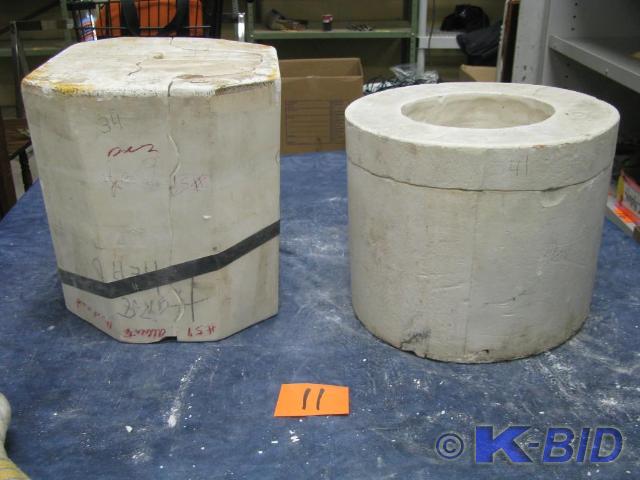 lot 11 image: Plaster slip molds for ceramics
