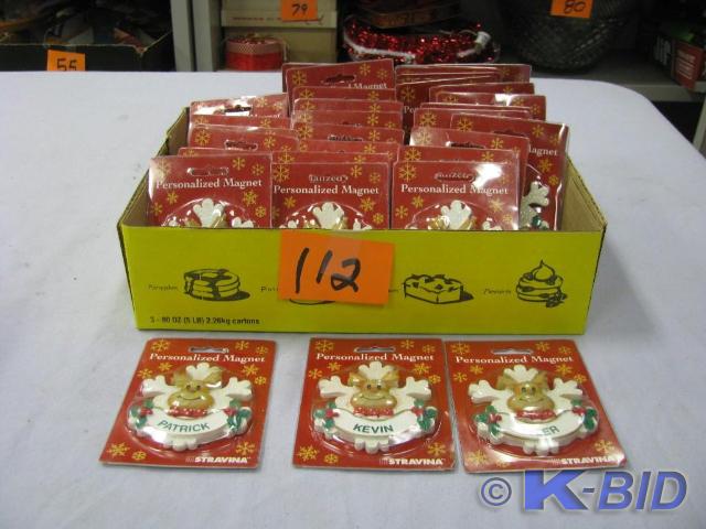 lot 112 image: large lot 20 personalized christma...