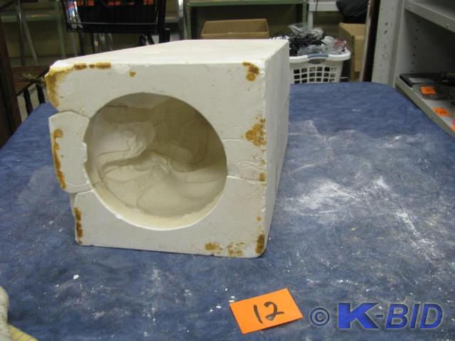 lot 12 image: Plaster slip molds for ceramics