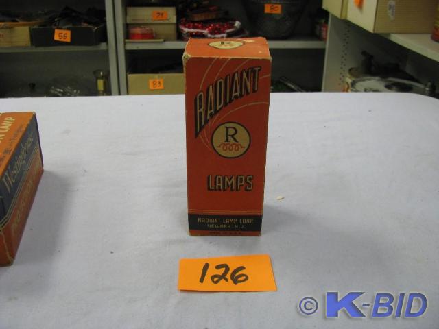 lot 126 image: vintage NIB NOS Radiant projection ...