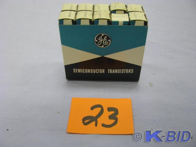 lot 23 image: Vintage GE semiconductors NOS packa...