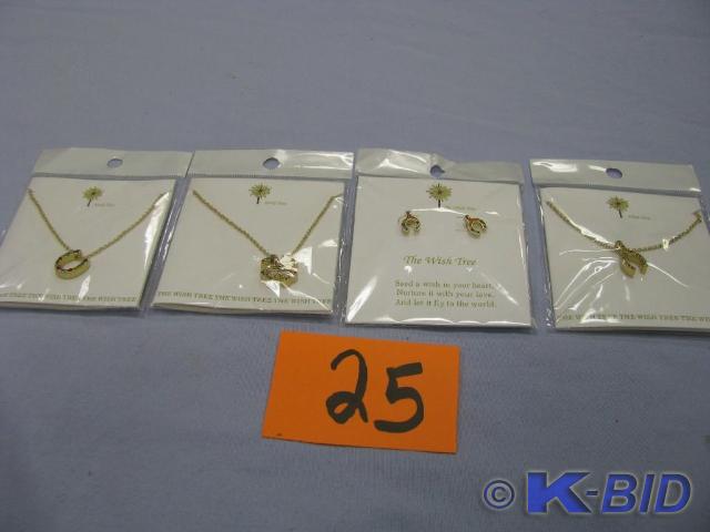 lot 25 image: four wish tree items new in package...