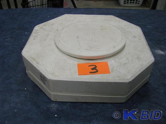 lot 3 image: Plaster slip molds for ceramics