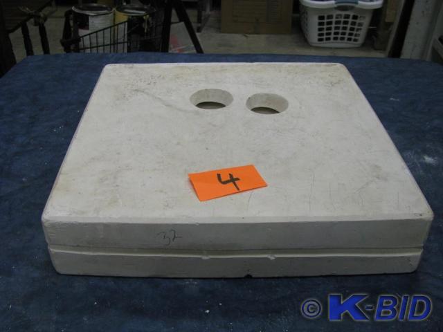 lot 4 image: Plaster slip molds for ceramics