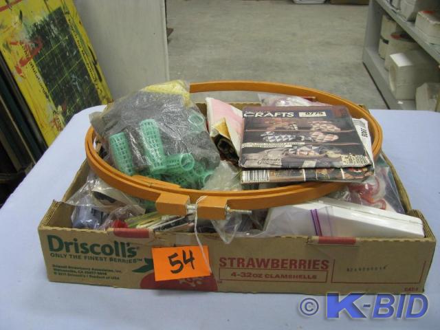 lot 54 image: very large lot of craft supplies to...