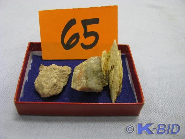 lot 65 image: crystal and mineral sample, unsure ...