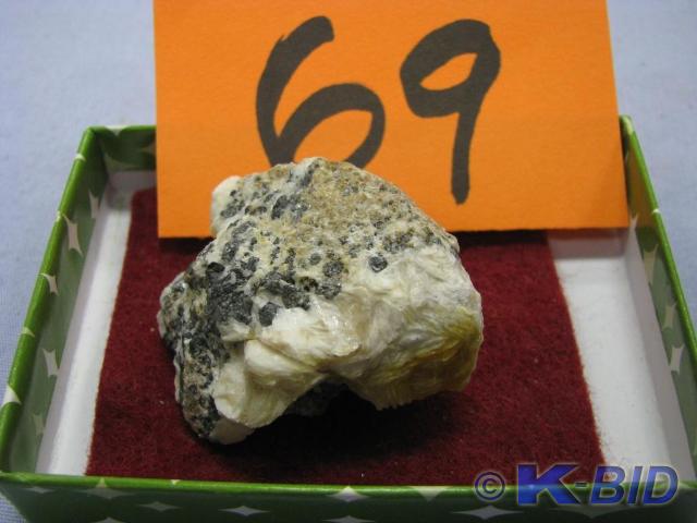 lot 69 image: crystal and mineral sample, unsure ...
