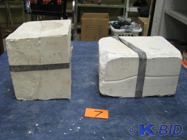 lot 7 image: Plaster slip molds for ceramics