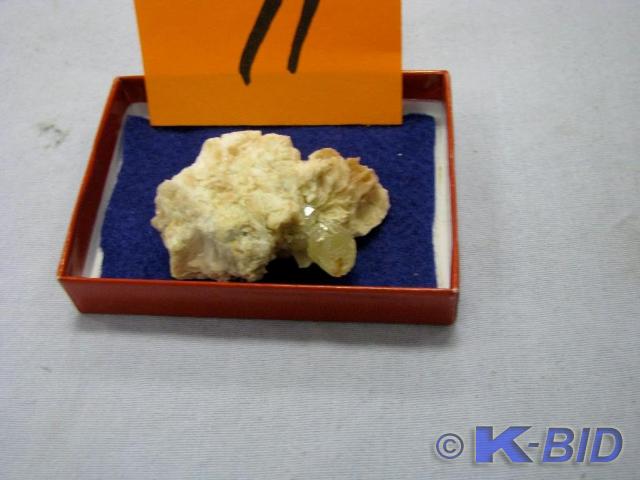 lot 71 image: crystal and mineral sample, unsure ...