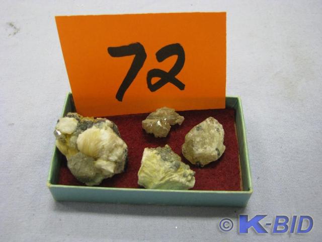 lot 72 image: crystal and mineral sample, unsure ...
