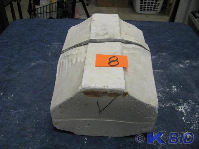 lot 8 image: Plaster slip molds for ceramics