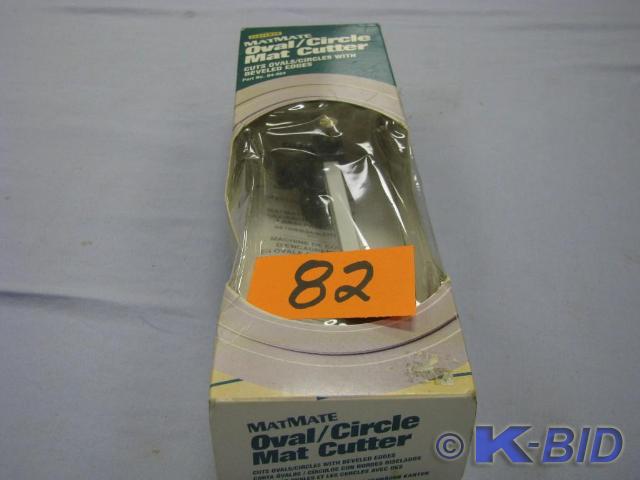 lot 82 image: ovalcircle mat cutter new in box