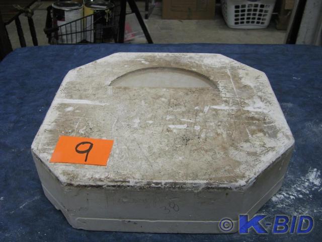 lot 9 image: Plaster slip molds for ceramics
