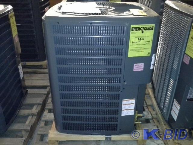 lot 107 image: Goodman 14 Seer R-410-A AC Condens...