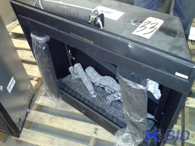 lot 33 image: Lennox Merit 36 Electric Fireplace...