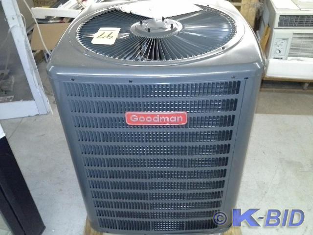 lot 97 image: Goodman 13 Seer, R-410-A, AC Conde...