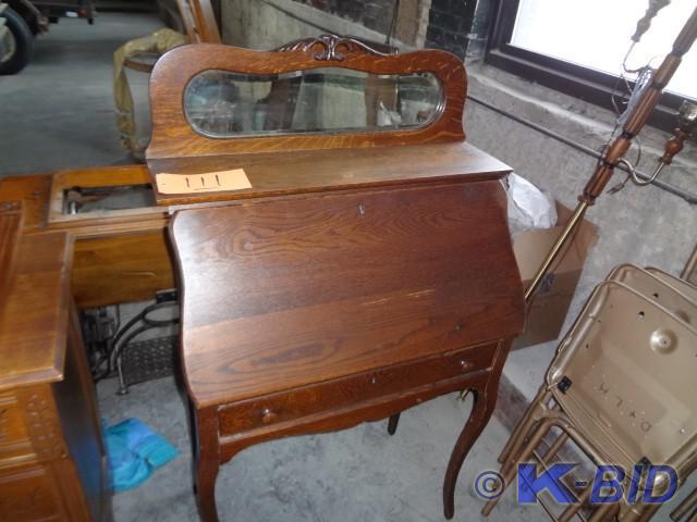 Old Secretary wMirror, very nice
