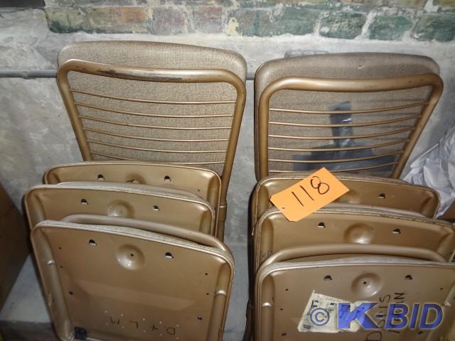 (8) Metal Folding Chairs