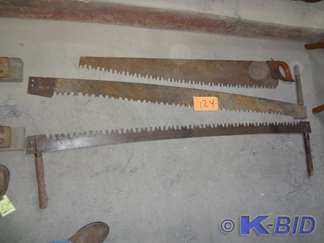 (3) Old Swede Saws