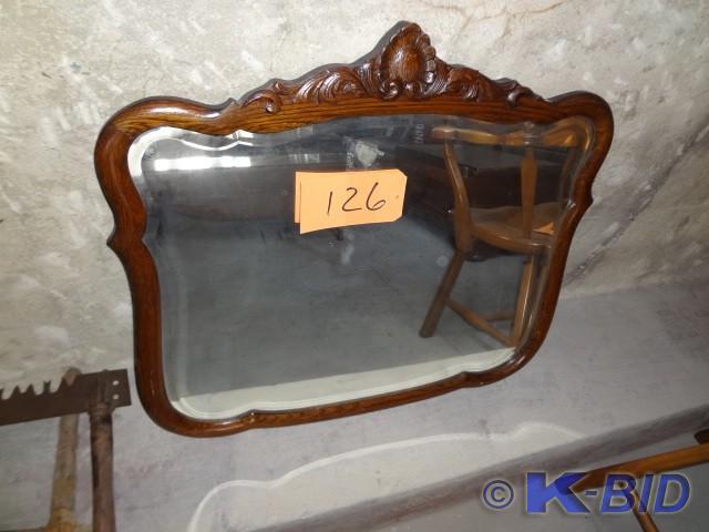Ornate Beveled Mirror