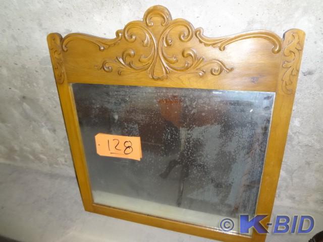 Ornate Maple Mirror