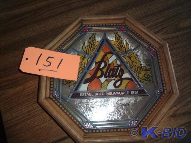 Lighted Blatz Sign