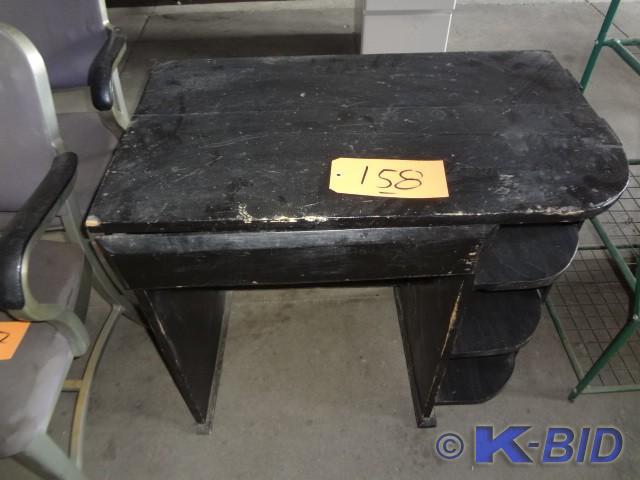 Wooden Desk wshelf