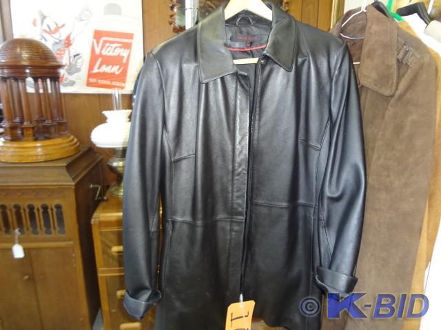 Leather Jacket, Anne Klein, sz L