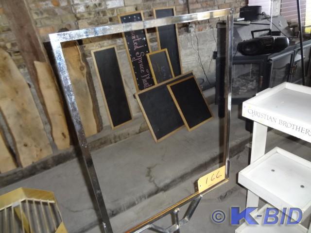 Chrome Sign Holder
