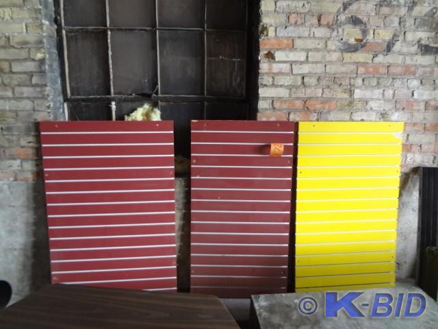 (3) Pieces of Slatwall